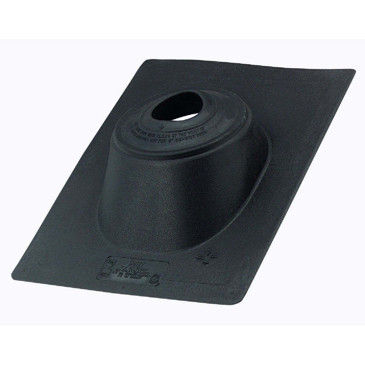 Oatey All-Flash No-Calk Roof Pipe Flashing/Thermoplastic Base