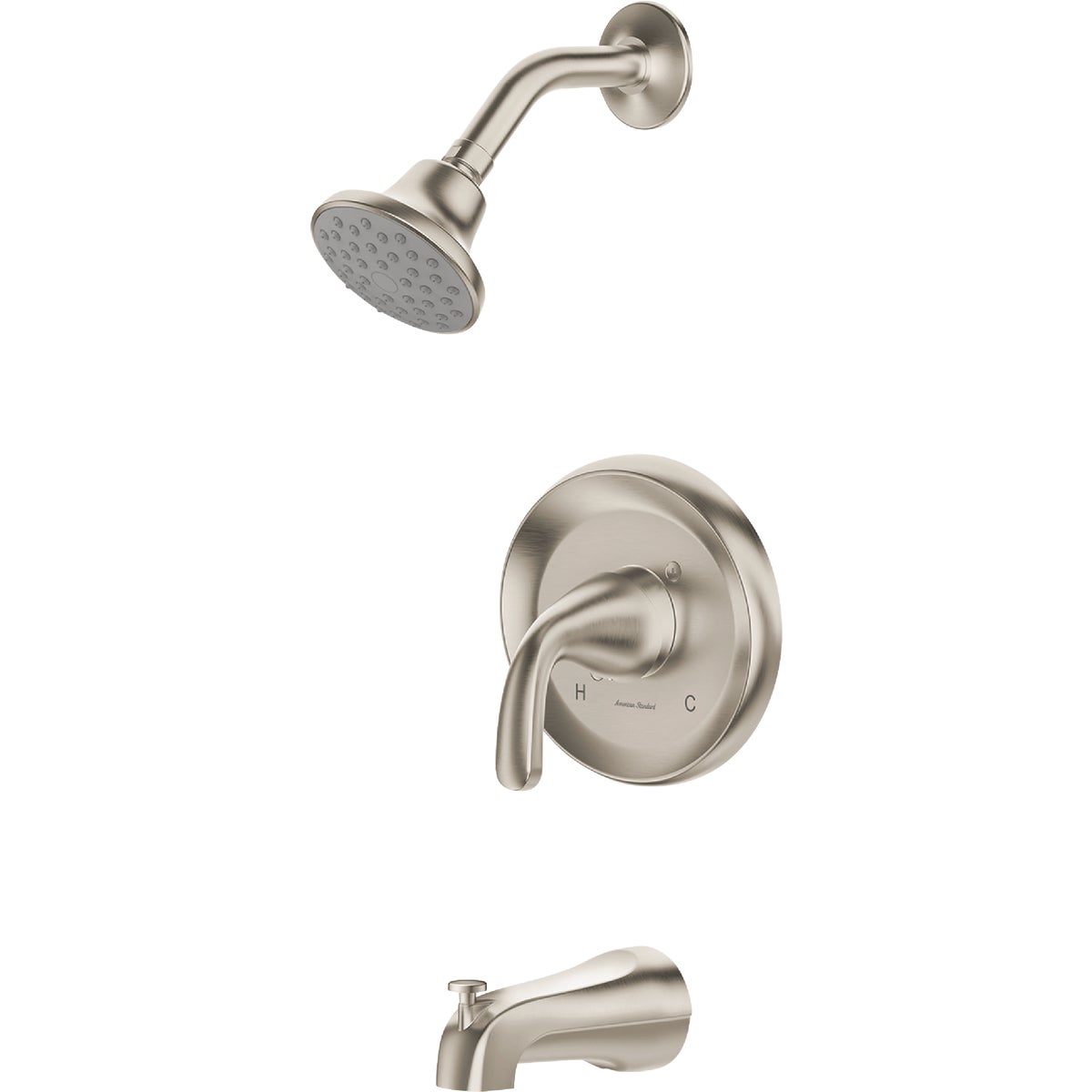 American Standard Cadet Brushed Nickel Single-Handle Lever Tub & Shower Faucet