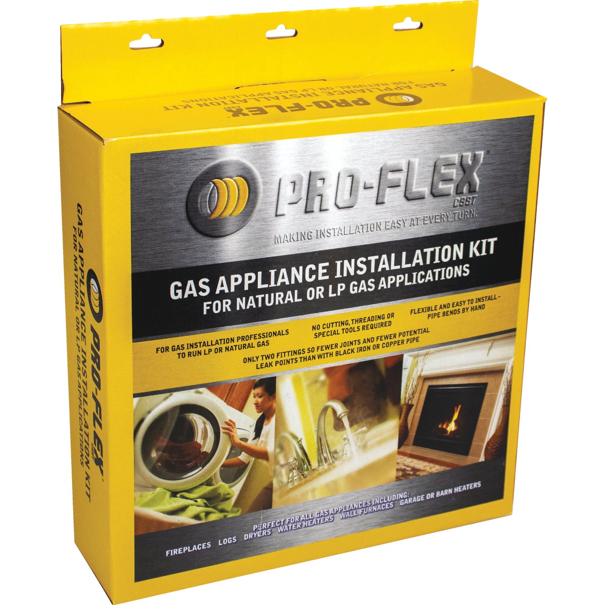 Pro-Flex Single Gas Appliance Installation Kit
