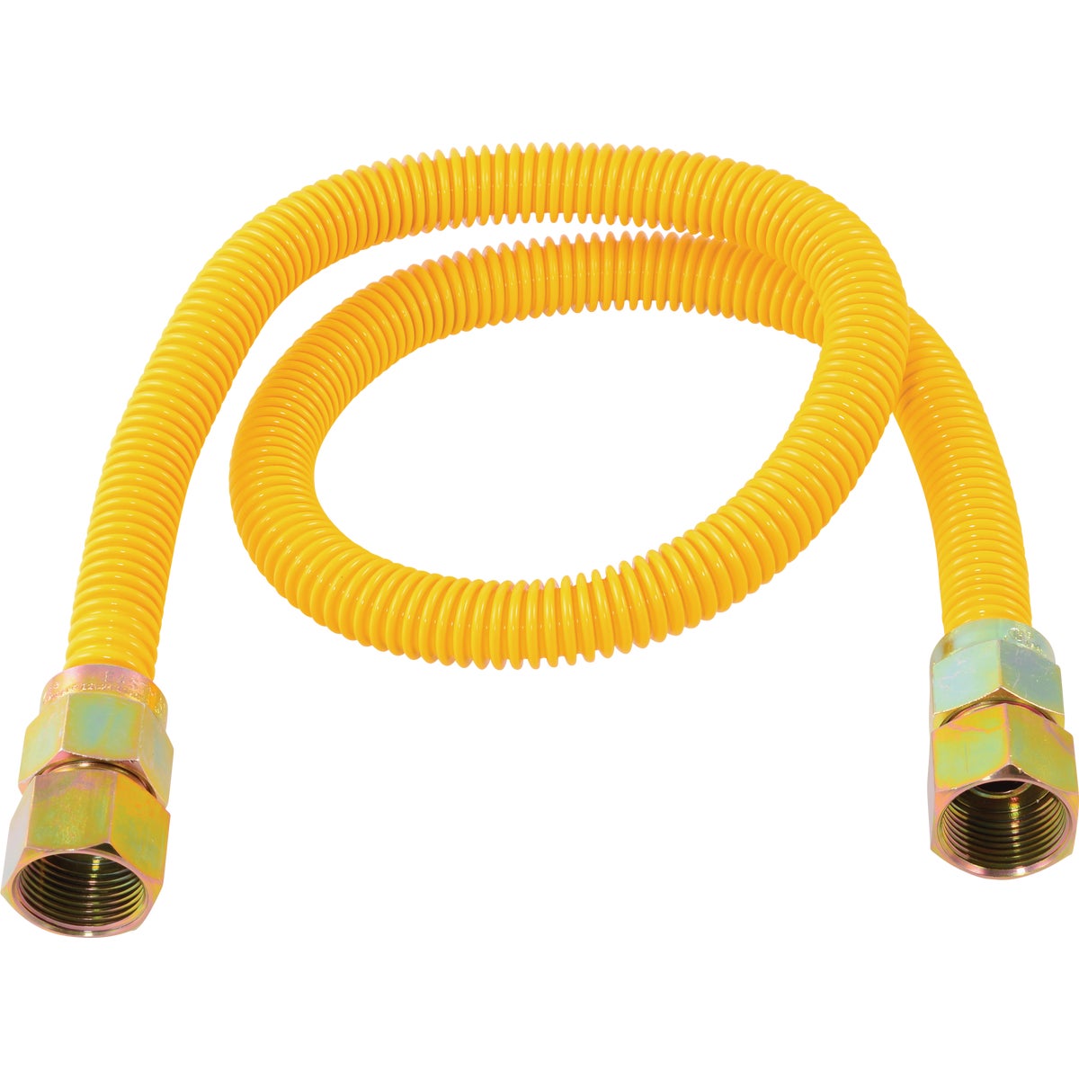 Eastman 5/8 In. OD x 36 In. 3/4 In. FIP x 3/4 In. FIP Coated Stainless Steel Gas Connector