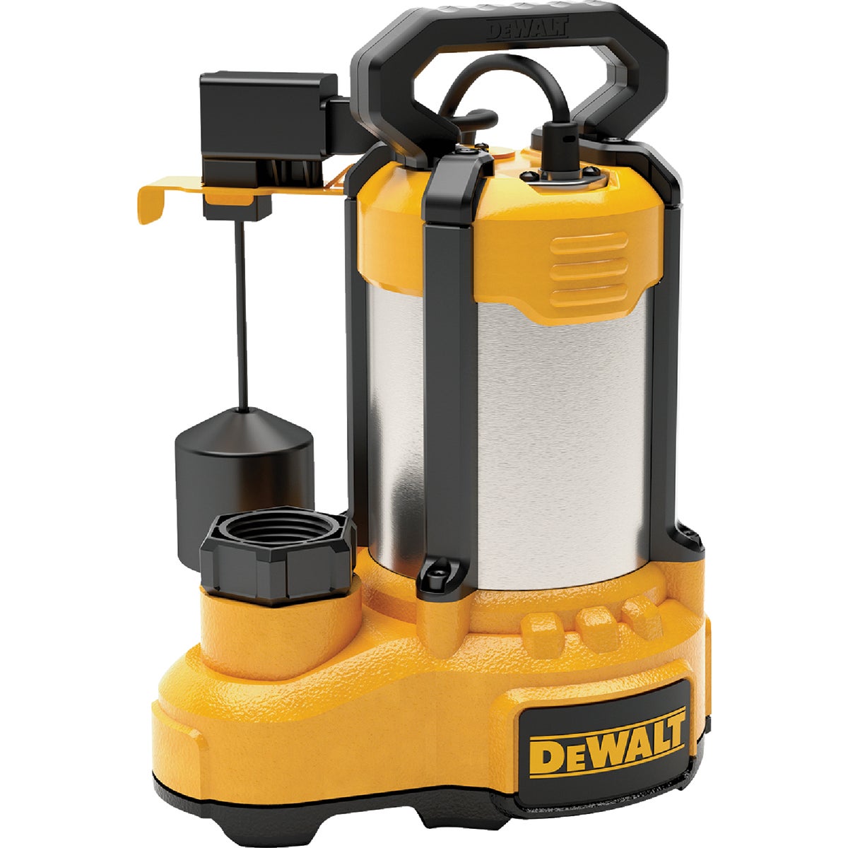 DEWALT 1 HP Submersible Stainless Steel /Cast Iron Submersible Sump Pump with Vertical Float Switch