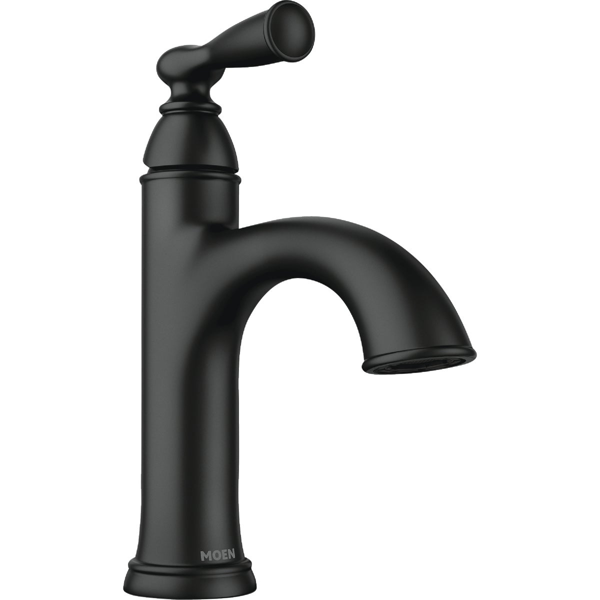Moen Banbury Matte Black 1-Handle  Bathroom Faucet