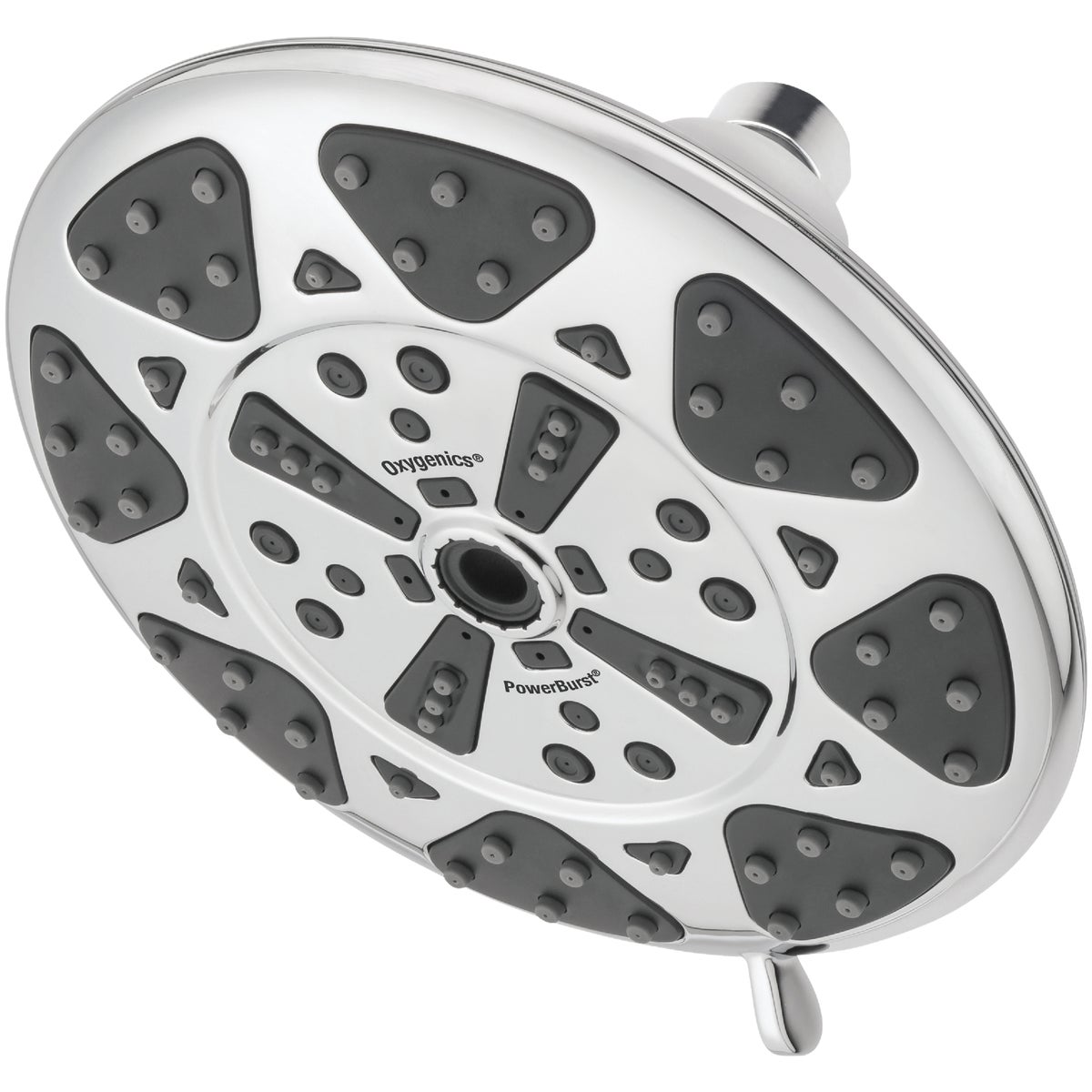 Oxygenics PowerBurst 6-Spray 1.8 GPM Rainshower Fixed Shower Head, Chrome