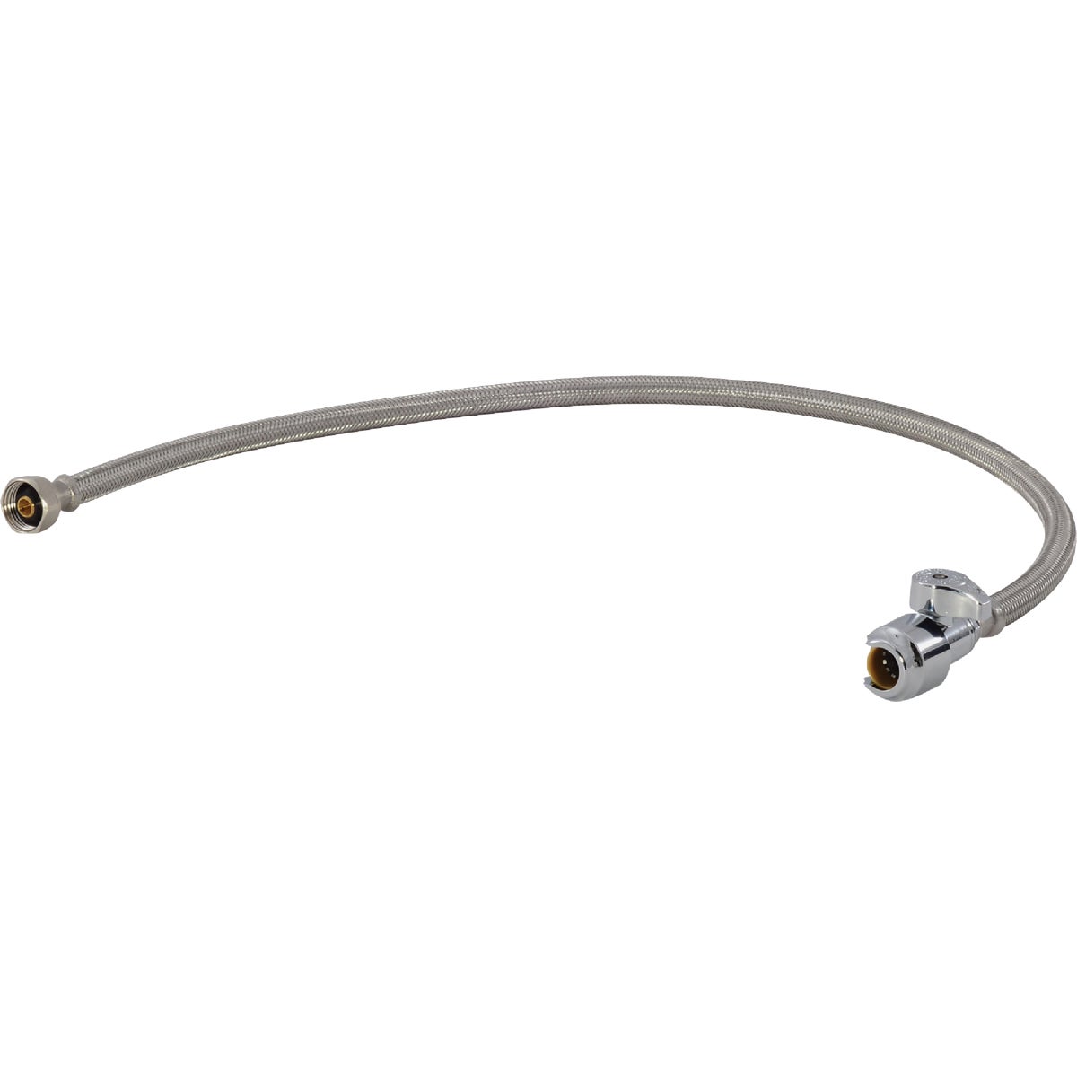 SharkBite Click Seal 1/2 In. x 1/2 In. x 30 In. L Stainless Steel Faucet Connector