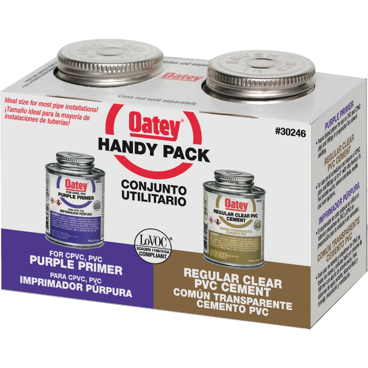 Oatey 4 Oz. Primer & Cement PVC Cement Kit