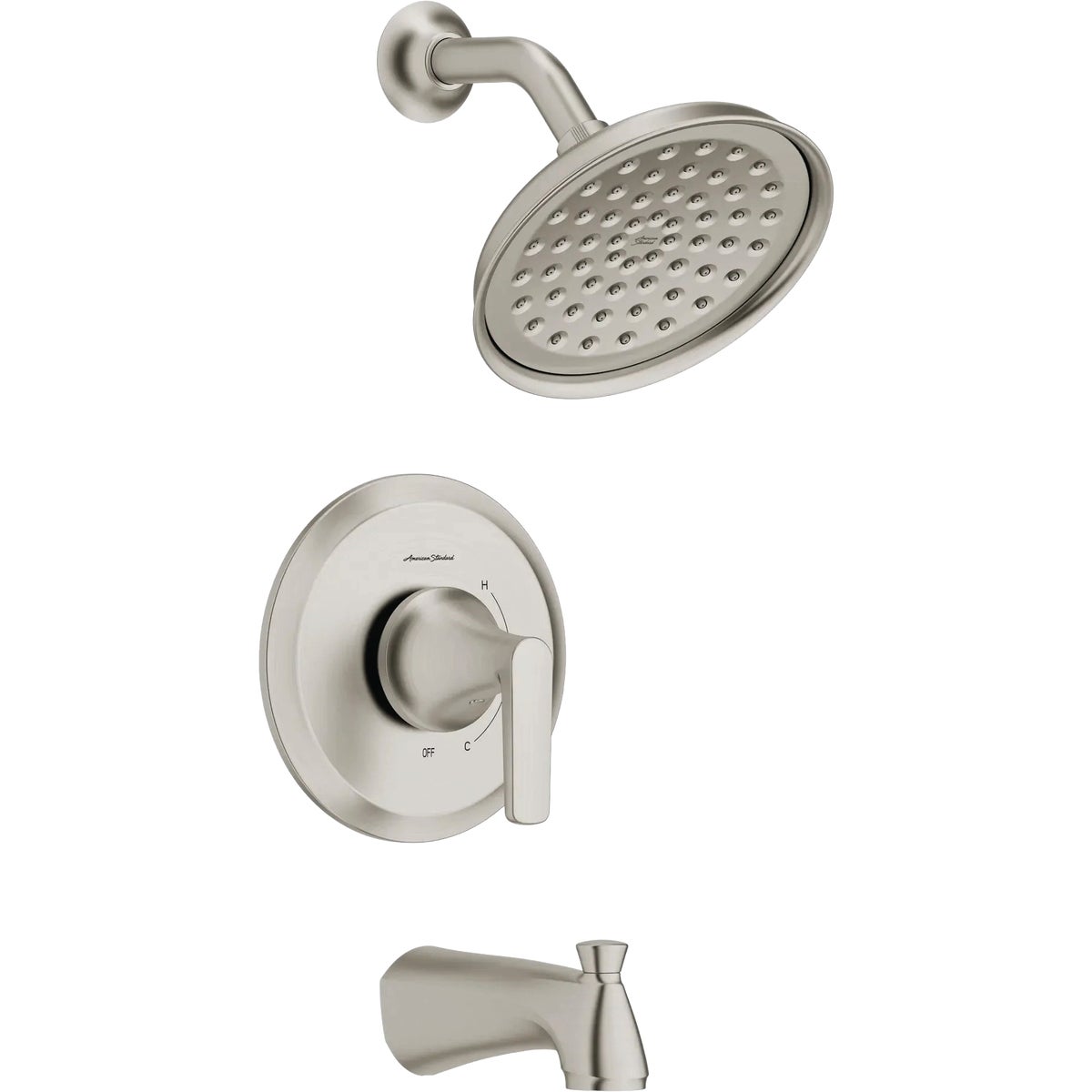 American Standard Becklow Brushed Nickel Single-Handle Lever Tub & Shower Faucet