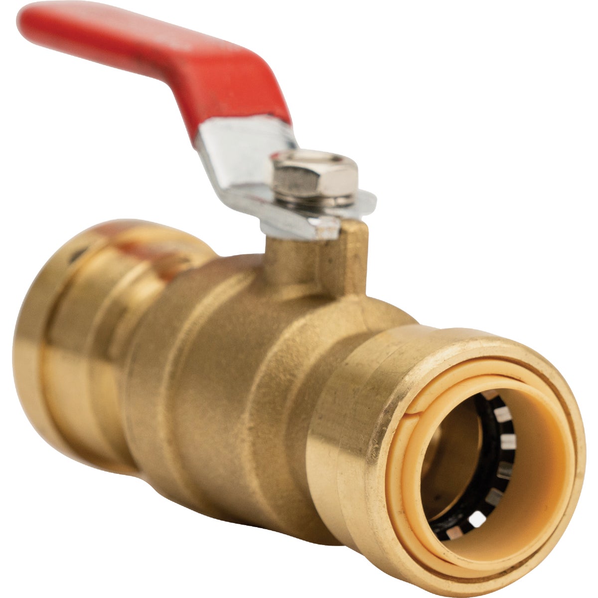 QuickFitting 3/4 In. Push-to-Connect Brass Full Port Ball Valve