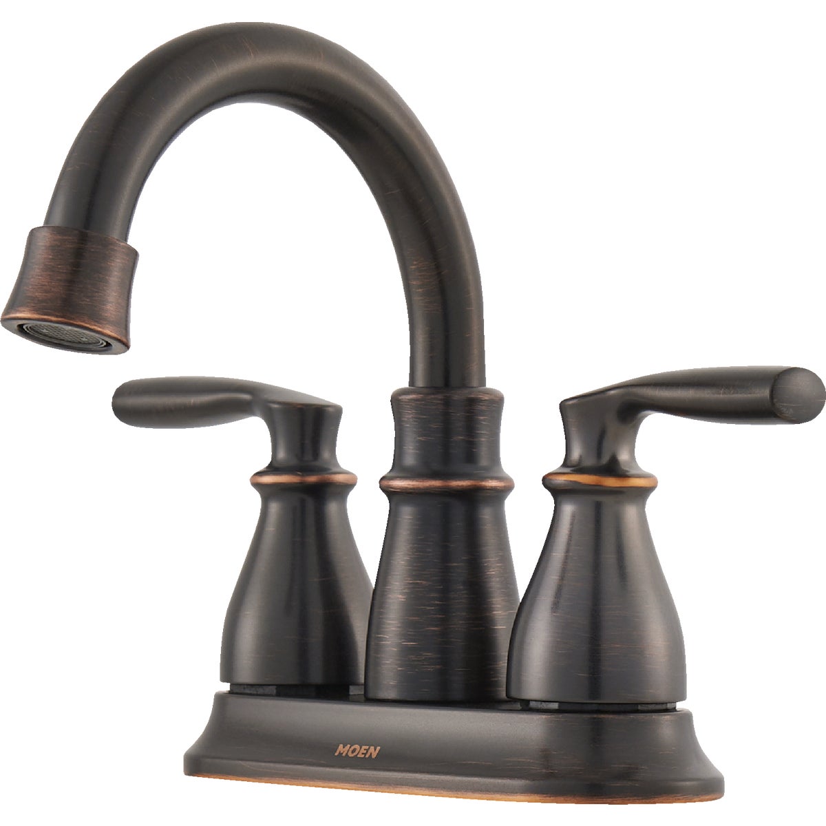 Moen Hilliard Mediterranean Bronze 2-Handle  Centerset Bathroom Faucet