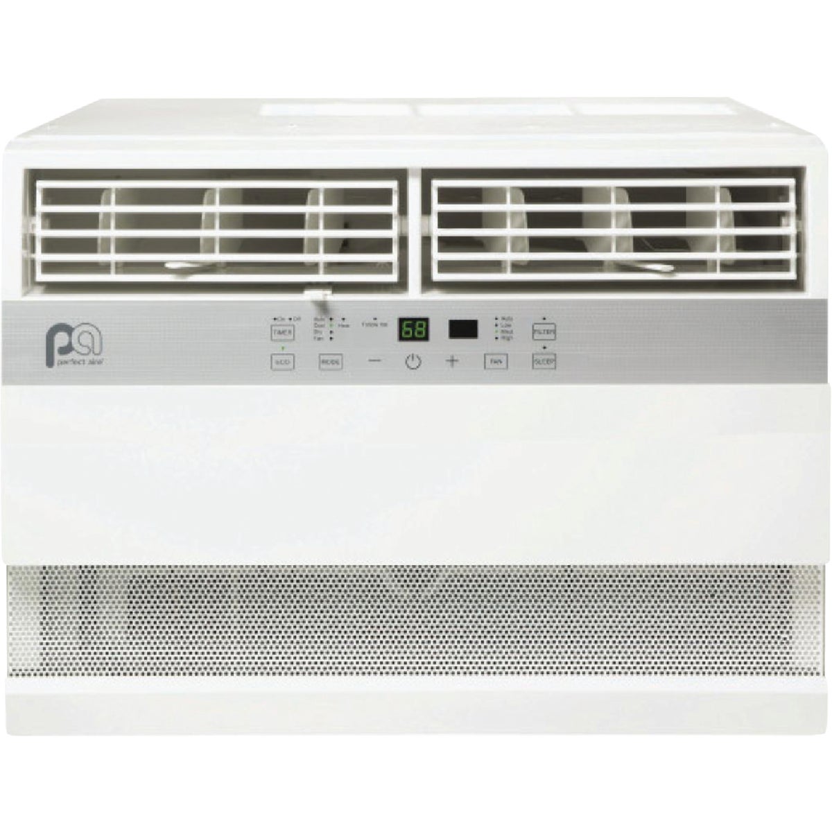 Perfect Aire 12,000 BTU 550 Sq. Ft. Window Air Conditioner with Electric Heater