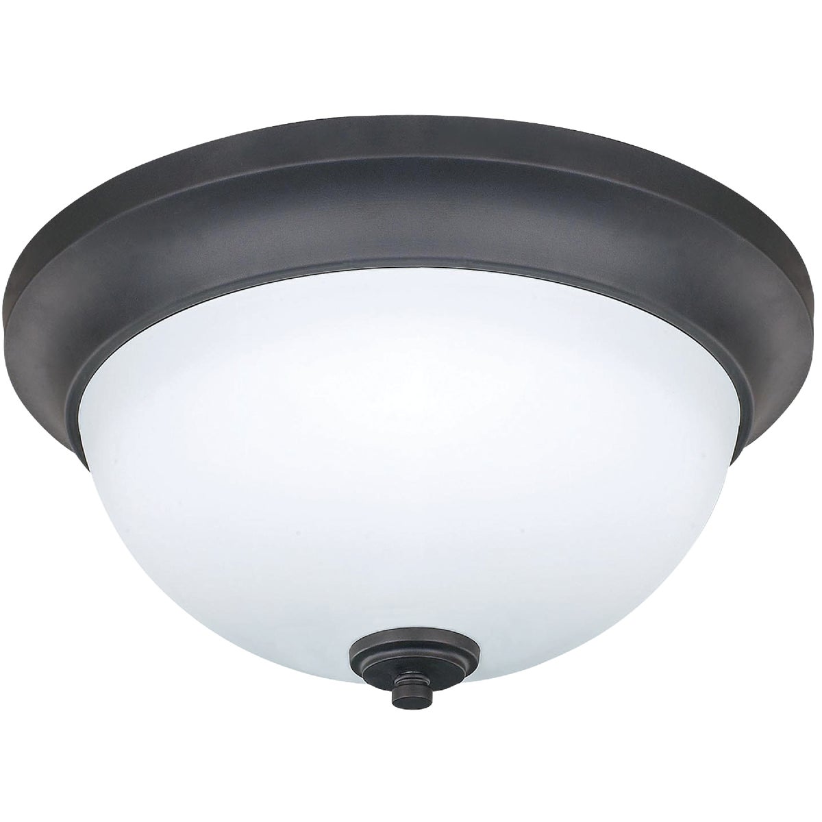 Home Impressions New Yorker 13 In. Oil-Rubbed Bronze Incandescent Flush Mount Ceiling Light Fixture