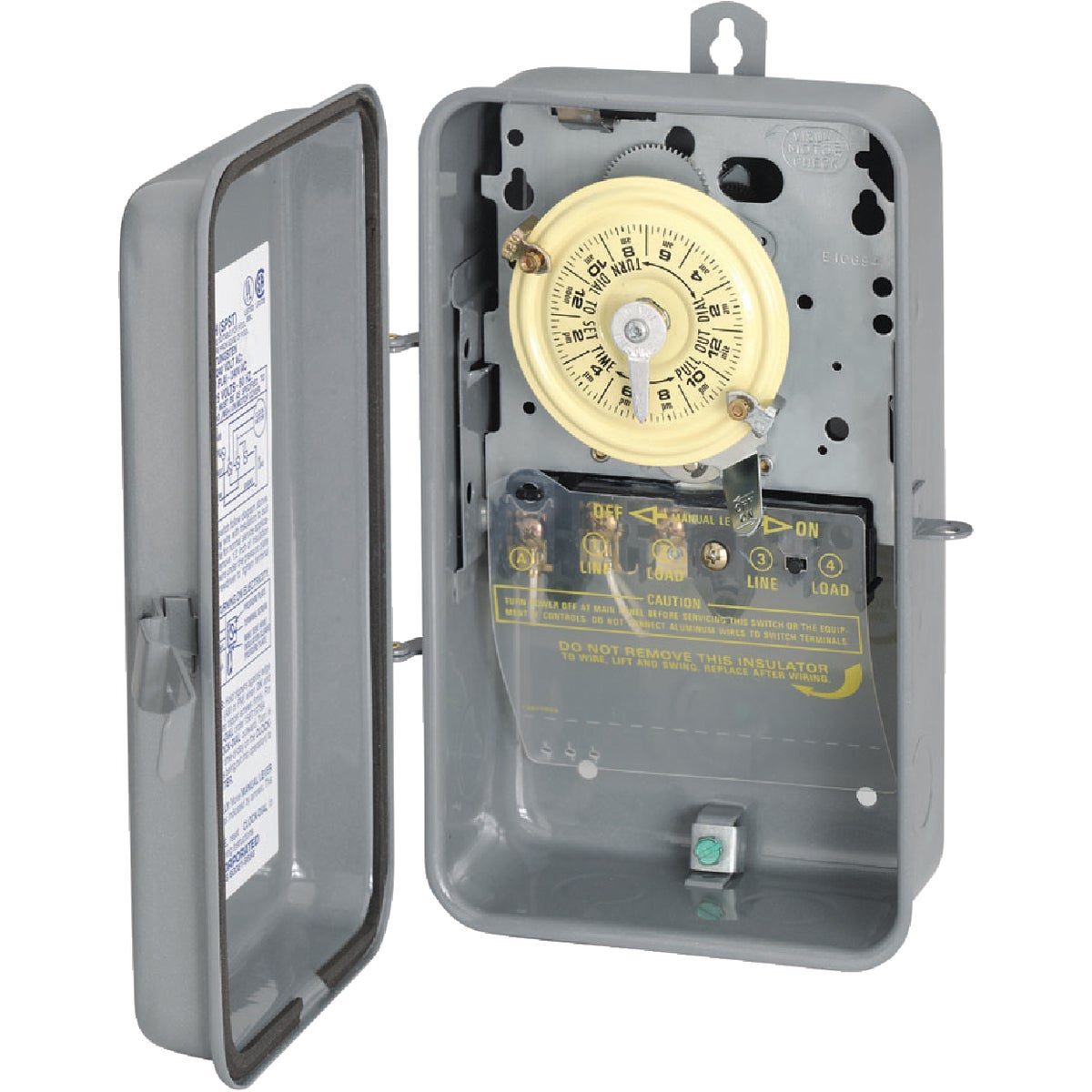 Intermatic 40A 120V 4000W Gray Mechanical Outdoor Timer