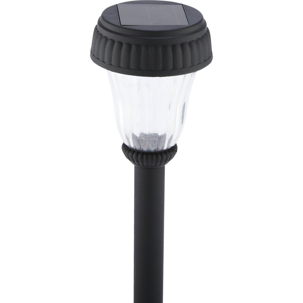 Outdoor Expressions Black 2.10 Lumens Plastic Solar Path Light