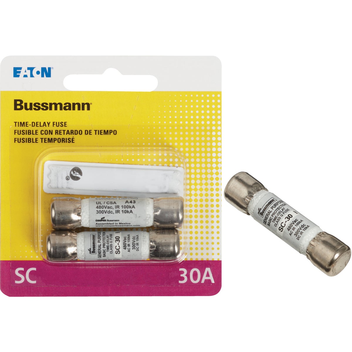 Bussmann Midget SC Cartridge Fuse