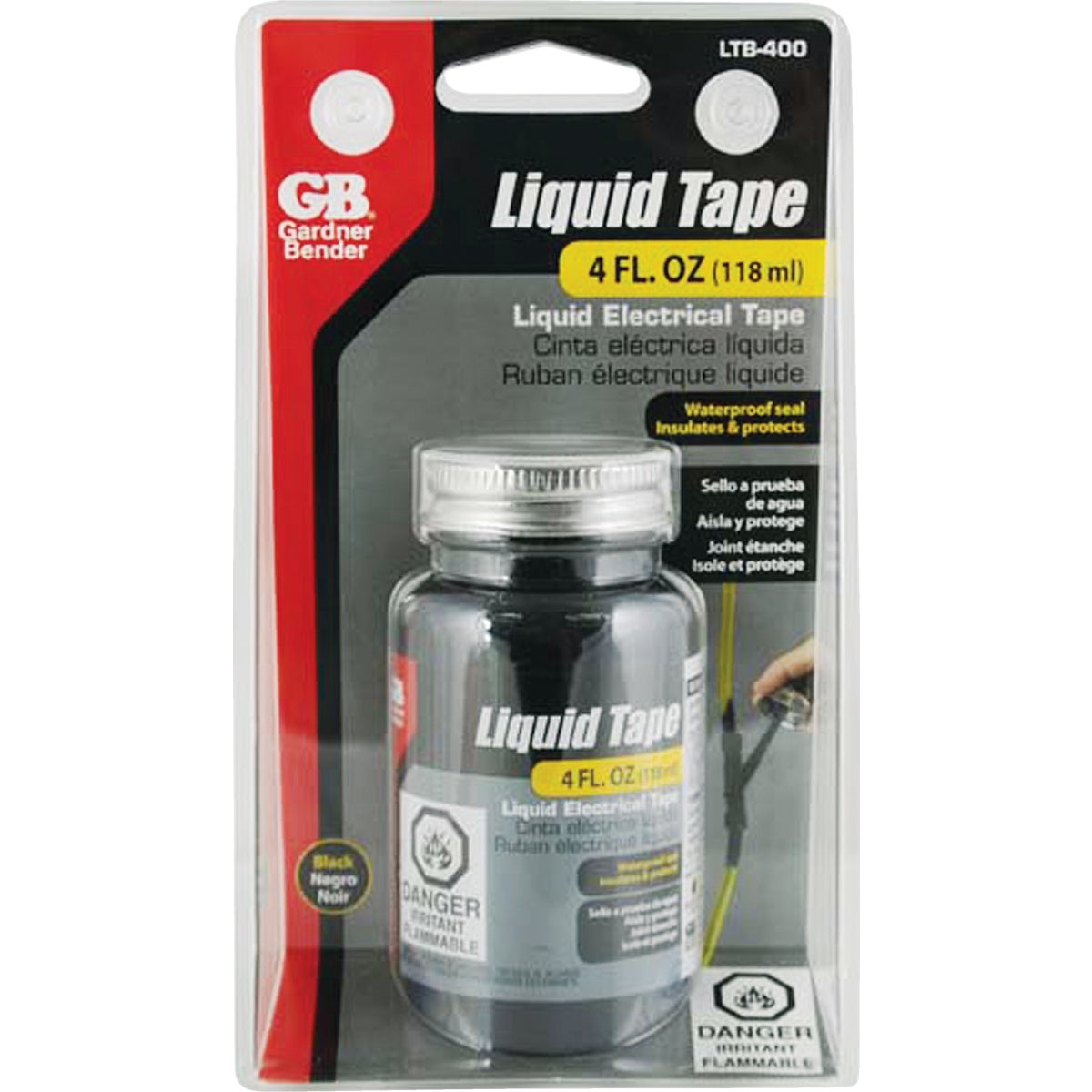 Gardner Bender 4 Oz. Black Electrical Liquid Tape