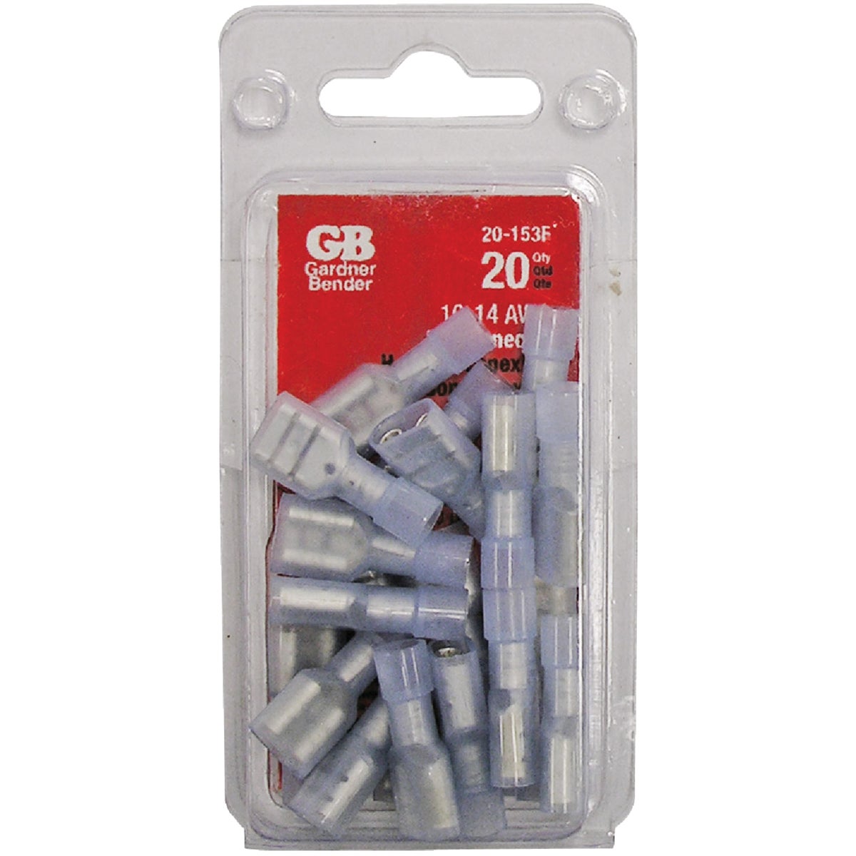 Gardner Bender 16 to 14 AWG Female Blue Fully-Insulated Disconnect (20-Pack)