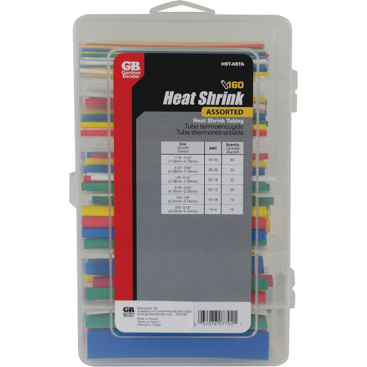 Gardner Bender Thin-Wall Contractor Pack Heat Shrink Tubing