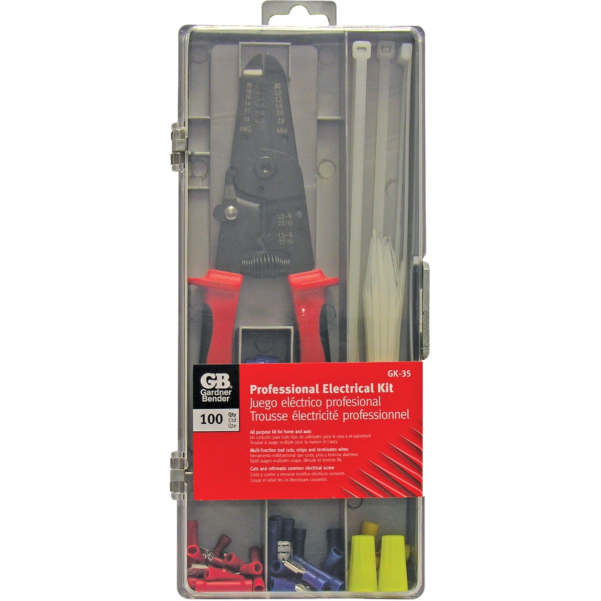 Gardner Bender Professional Wire Terminal Kit with Multi-Tool