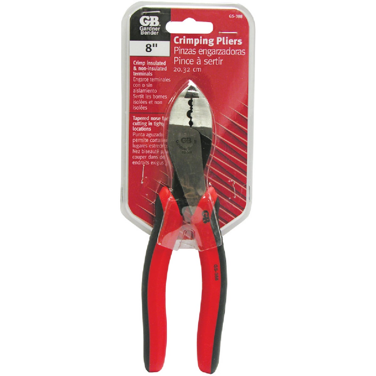 Gardner Bender 8 In. High Carbon Alloy Steel Crimping Tool Pliers