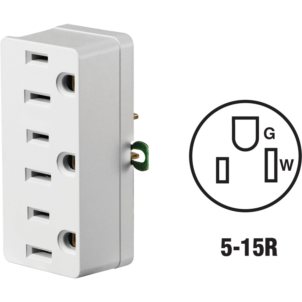 Leviton 3-To-2 Multi-Outlet Tap