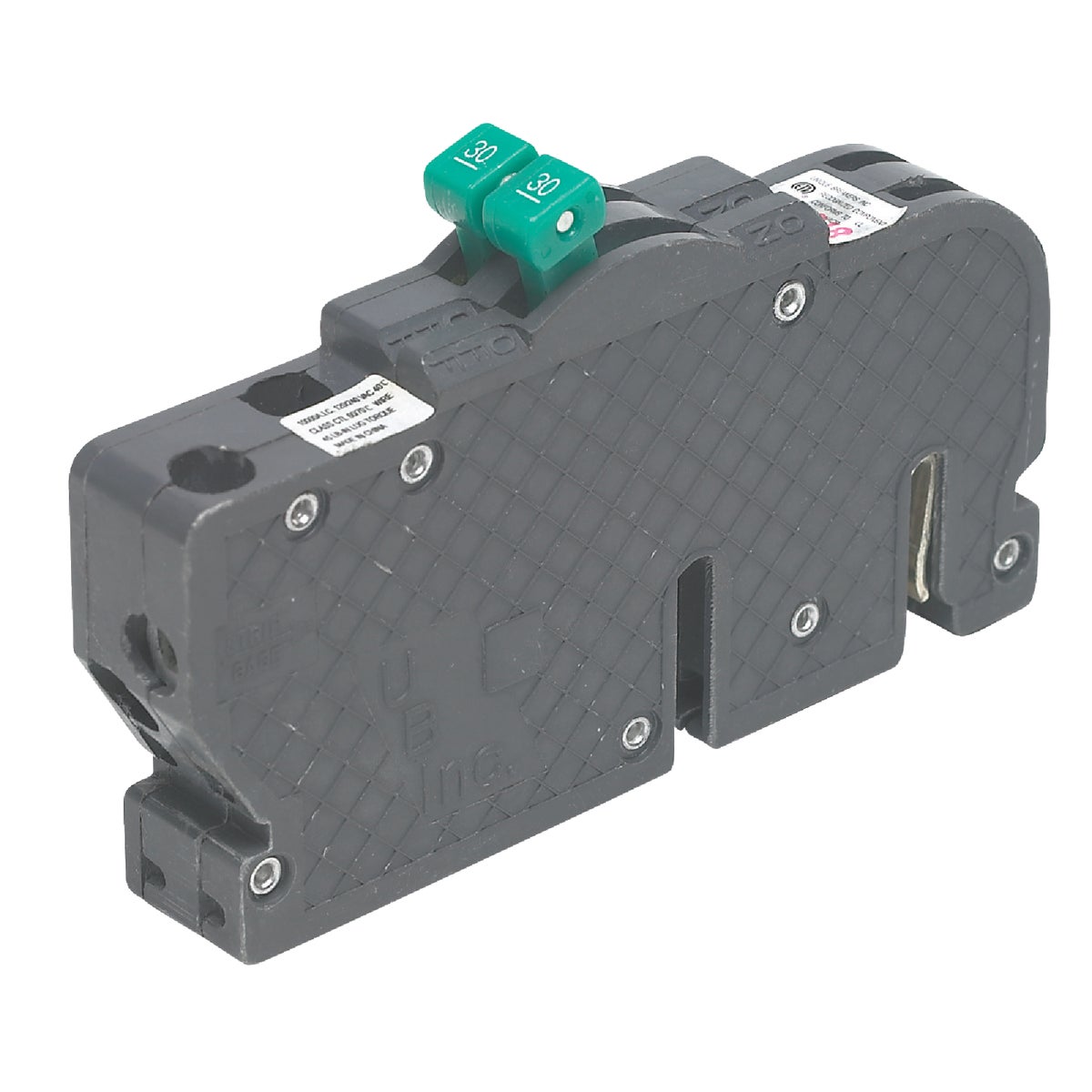 Connecticut Electric 20A/20A Twin Single-Pole Standard Trip Packaged Replacement Circuit Breaker For Zinsco