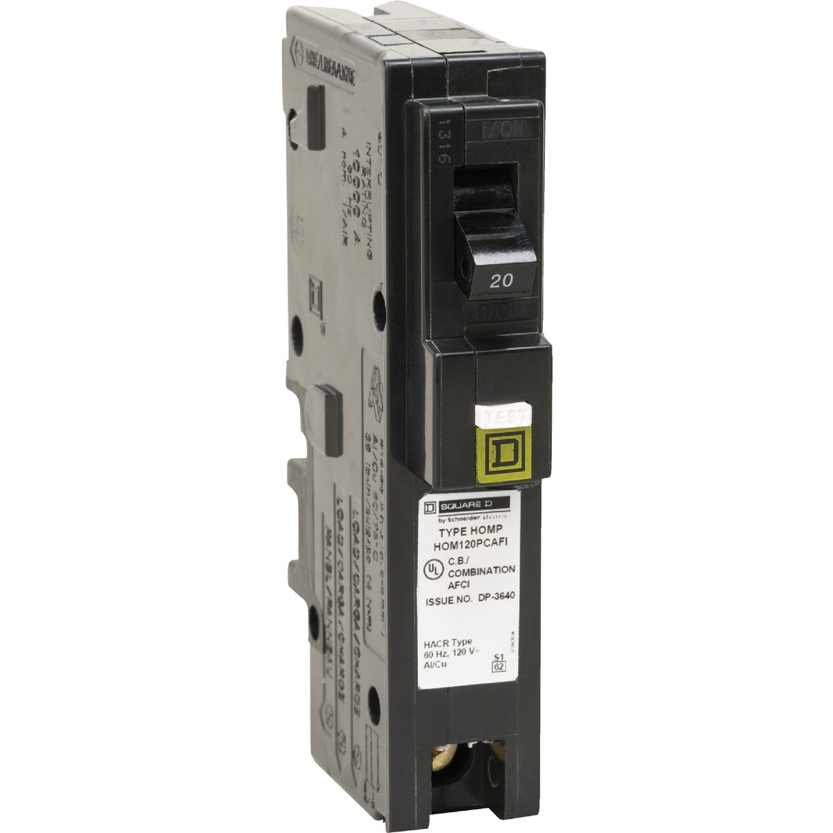 Square D Homeline Plug-On Neutral Combination Arc Fault Breaker