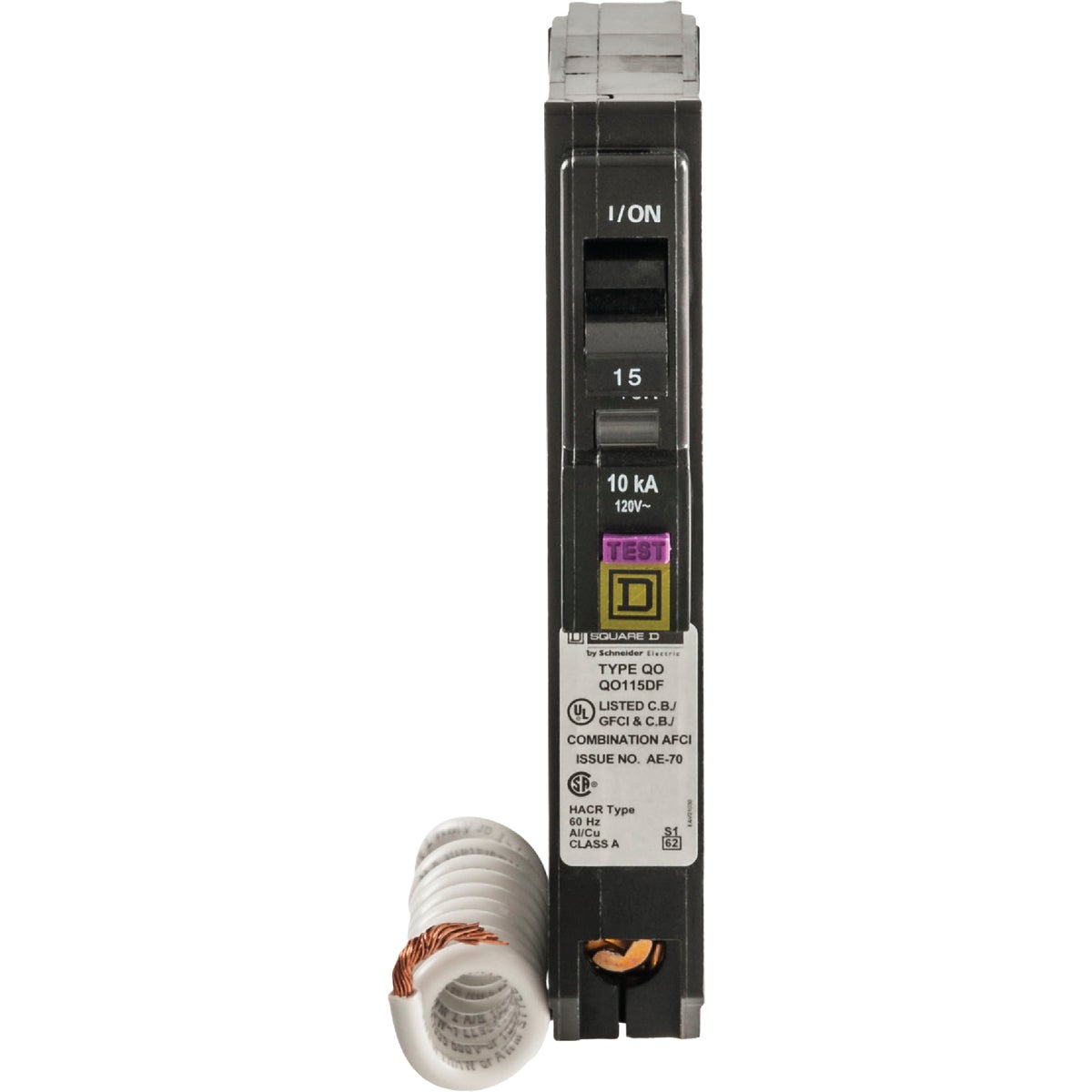 Square D QO CAFCI Dual Function Breaker