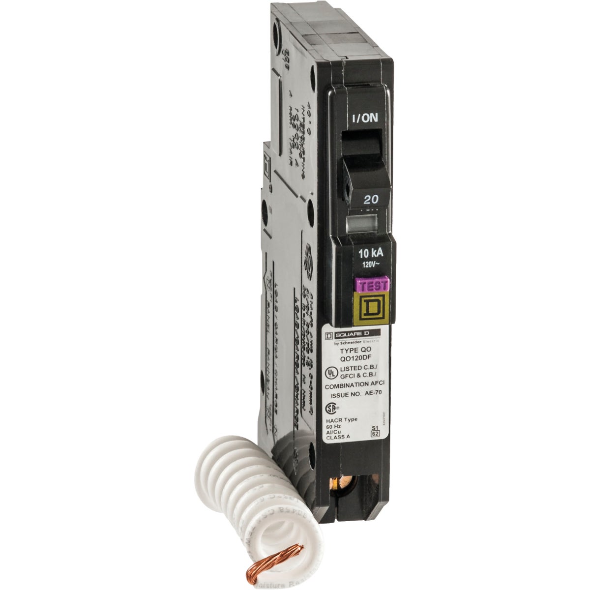 Square D QO CAFCI Dual Function Breaker