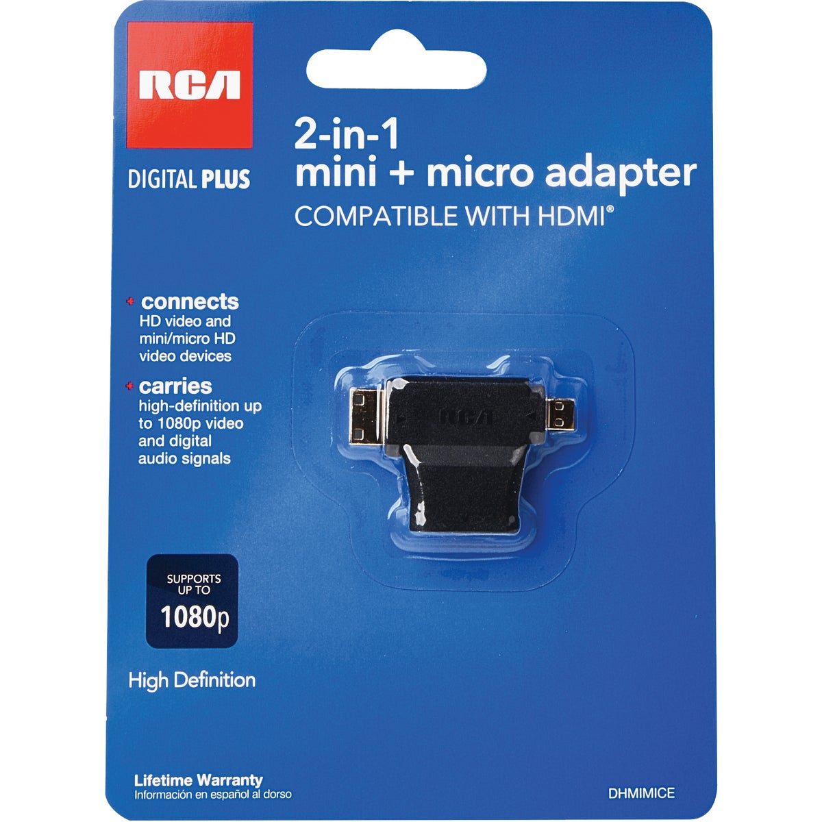 RCA 2-In-1 Mini+Micro HDMI Adapter