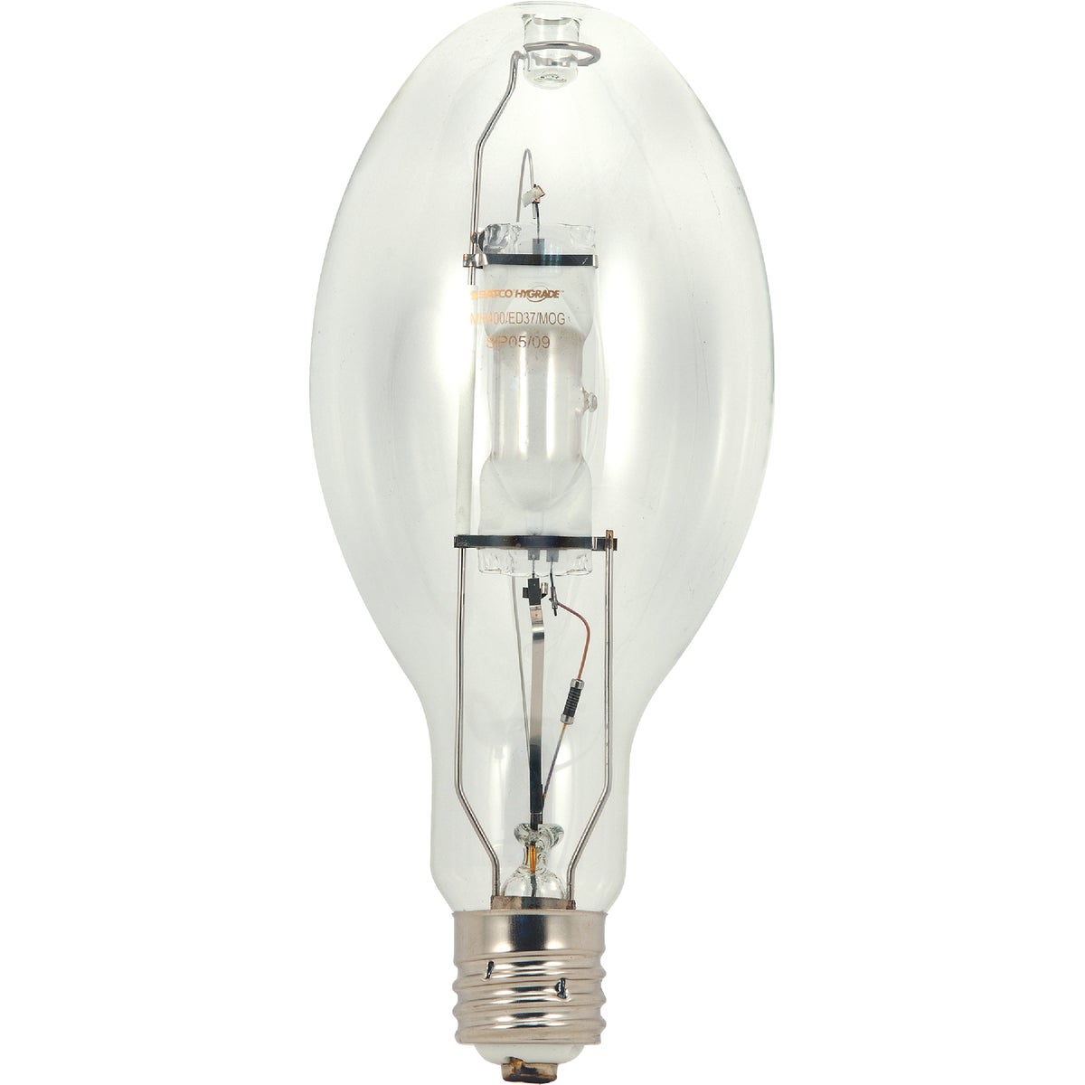 Satco 175W Clear ED28 Mogul Screw Metal Halide High-Intensity Light Bulb