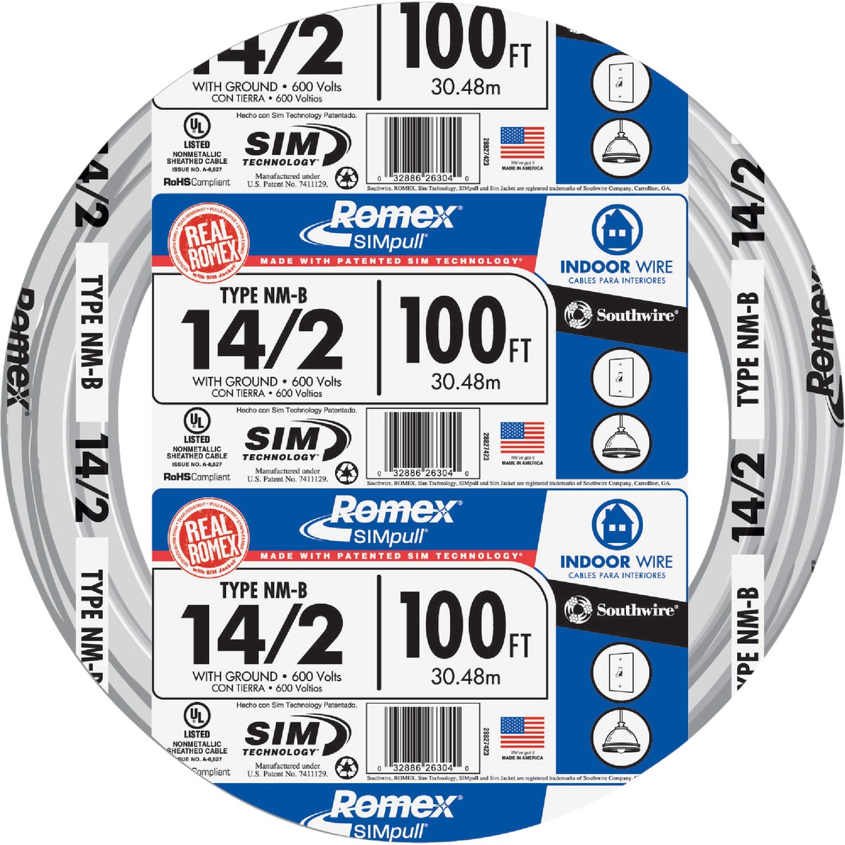 Romex 14/2 NMW/G Electrical Wire