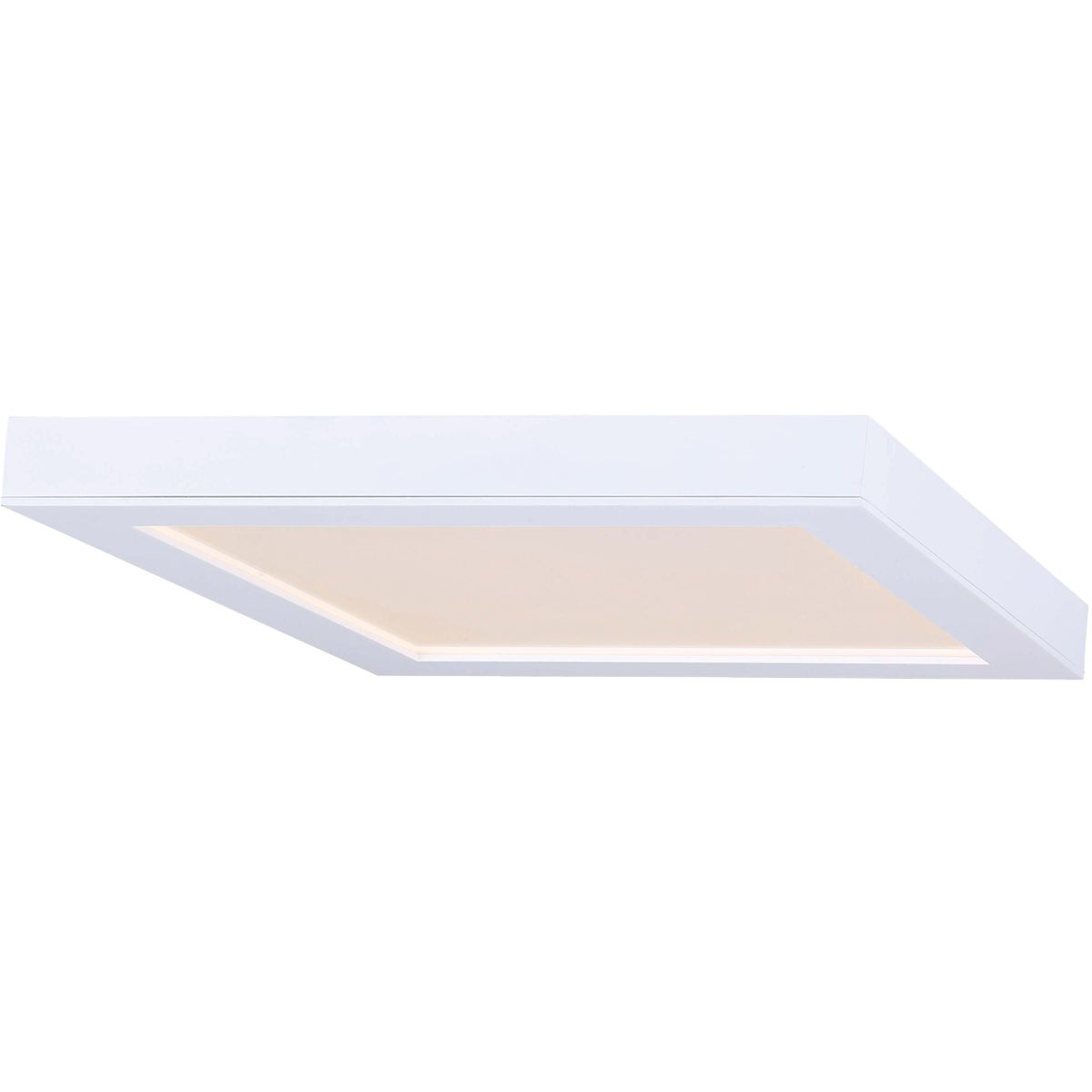 Canarm 11 In. White LED Square Disc Flush Mount Light Fixture