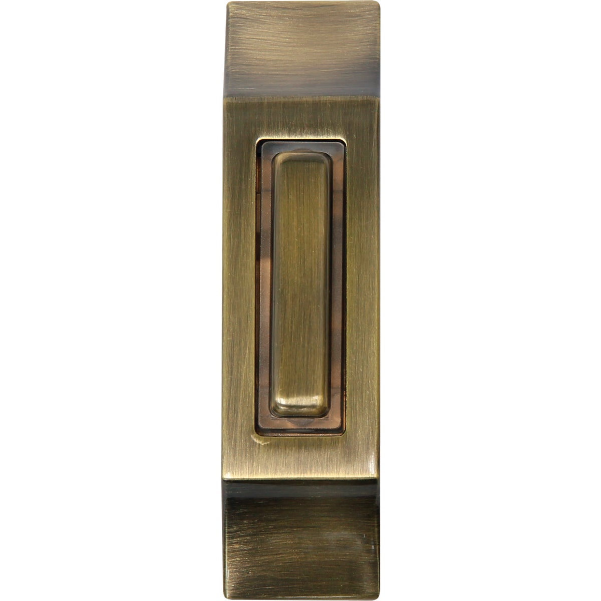 IQ America Antique Brass Lighted Doorbell Button