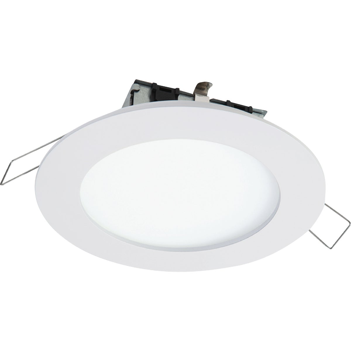 Halo 6 In. Retrofit IC/Non-IC Rated White LED Spring Clip Recessed Light Kit