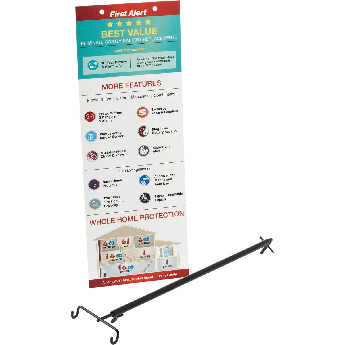 First Alert First Alert Alarms POP Kit