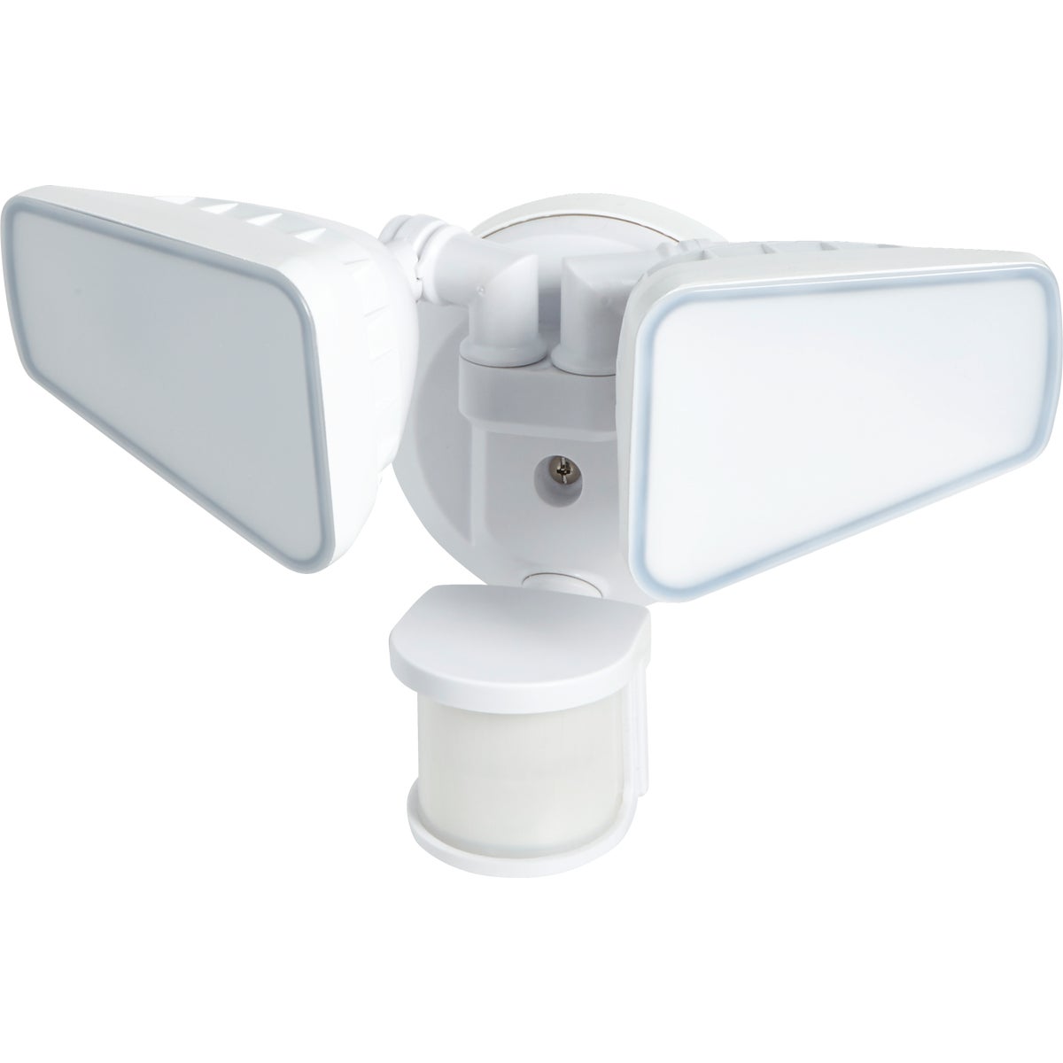 White Motion Sensing Dusk To Dawn LED Floodlight Fixture