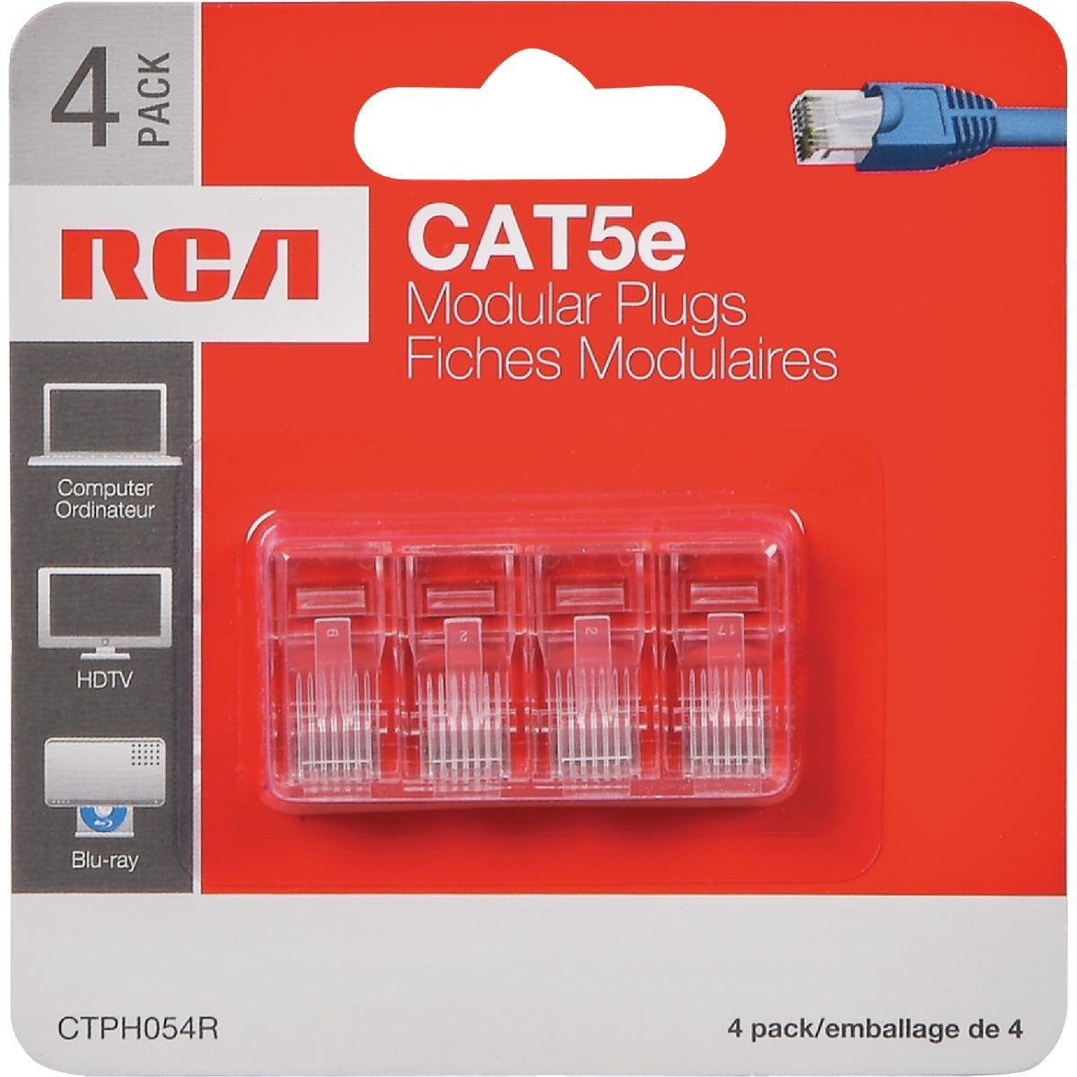 RCA CAT-5E Modular Plug Connector