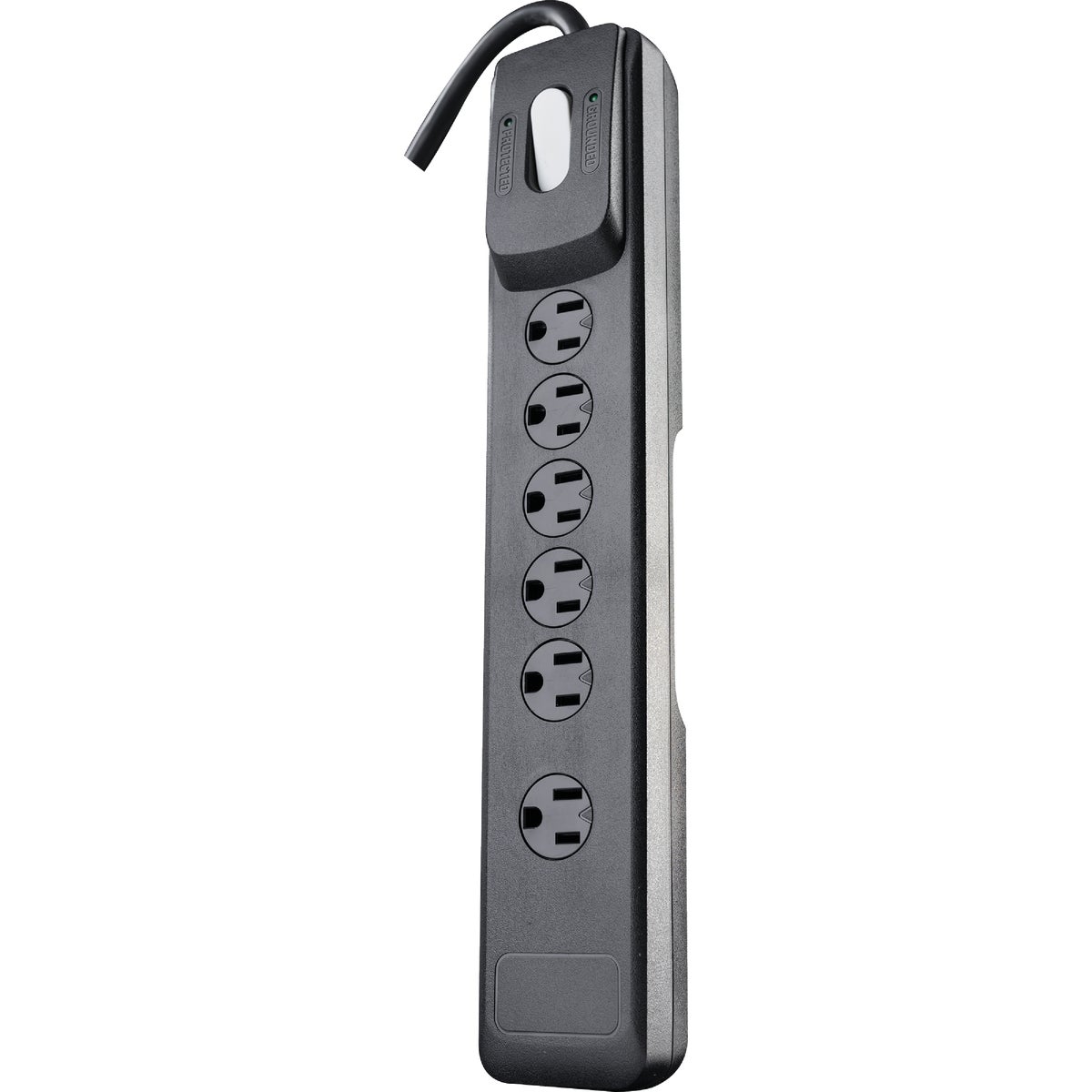 Woods Surge Protector Strip With Safety Overload