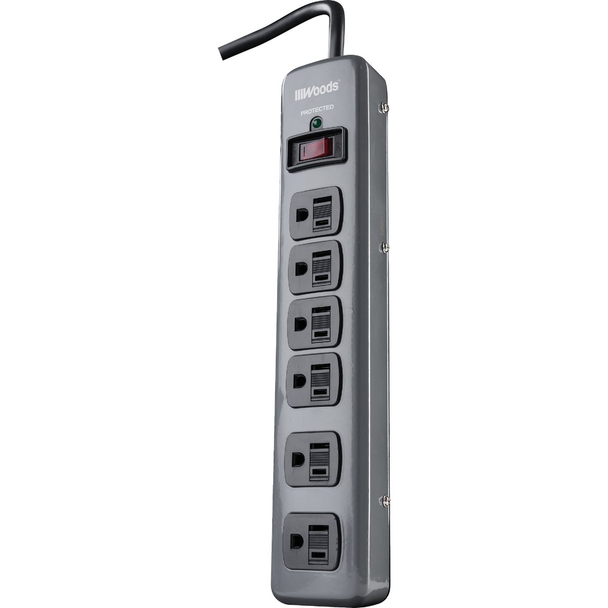 Woods 6-Outlet Surge Protector Strip