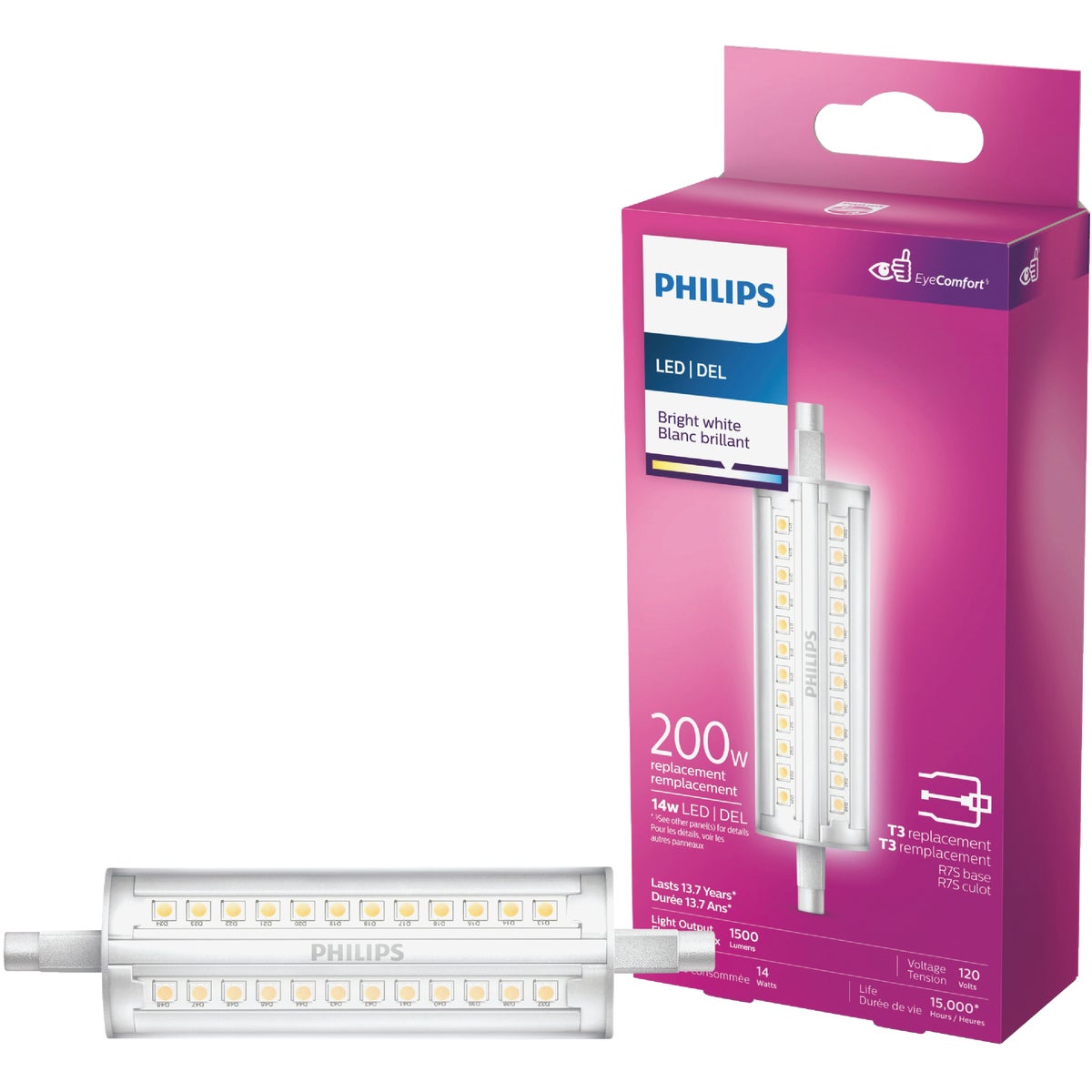 Philips T3 Double-Ended LED Special Purpose Light Bulb