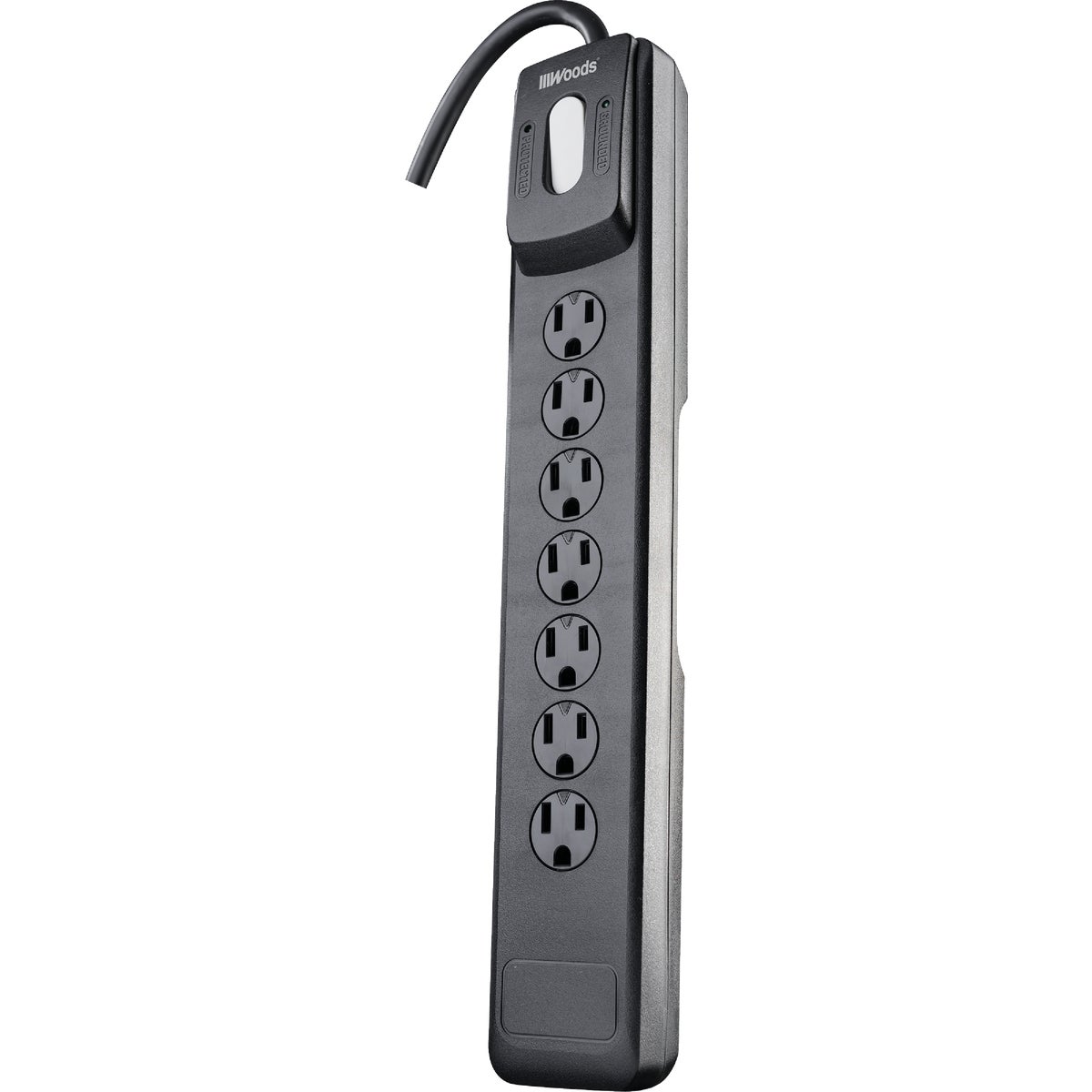 Woods 7-Outlet Surge Protector Strip