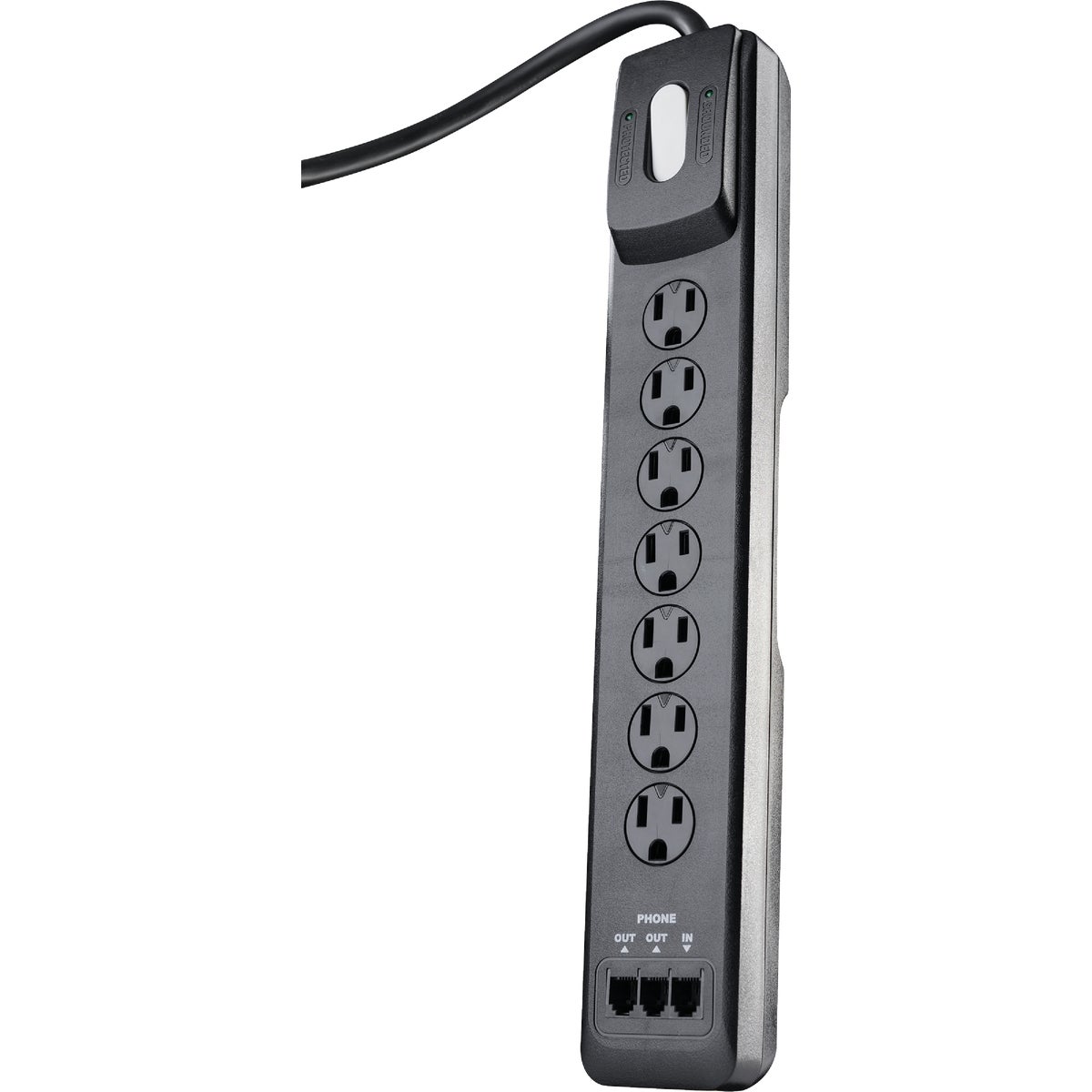 Woods Multi-Media Surge Protector Strip