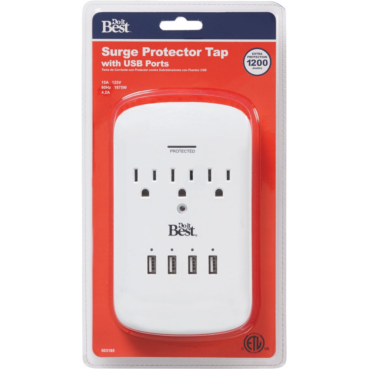 Do it Best 3-Outlet Surge Protector