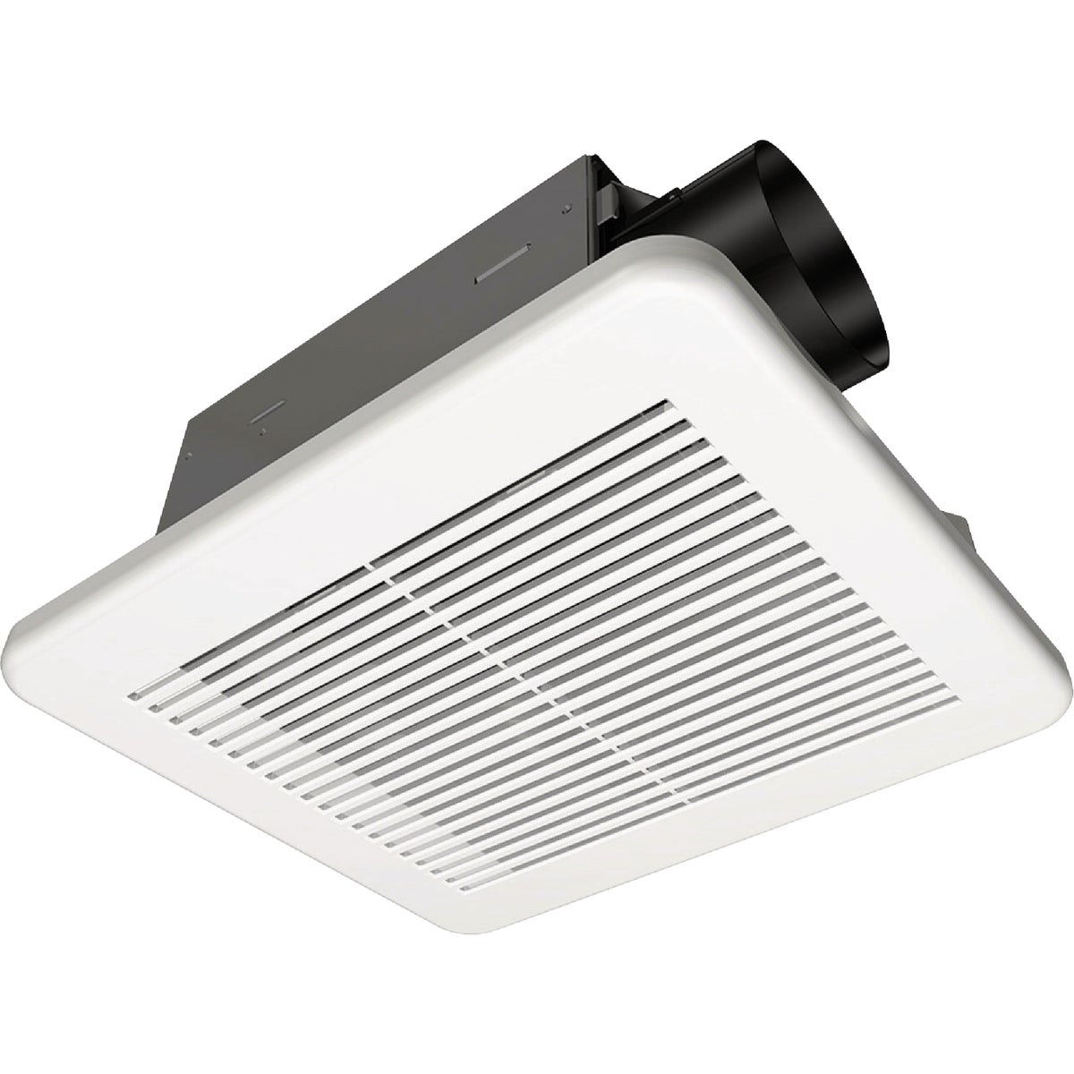 Homewerks 50 CFM 1.0 Sone Ventilation Bathroom Exhaust Fan with No-Cut Housing