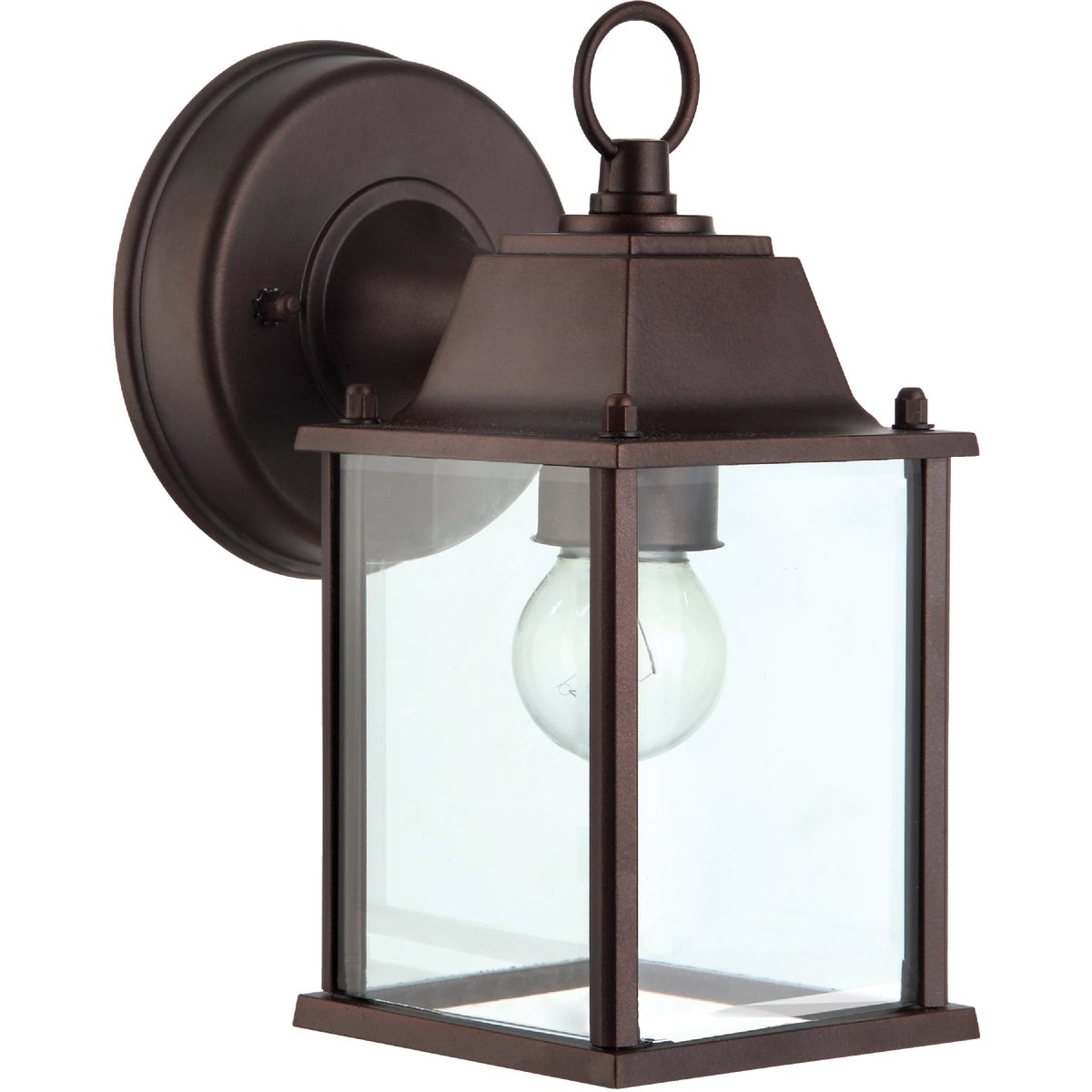 Home Impressions 100W Oil-Rubbed Bronze Incandescent Lantern Outdoor Wall Light Fixture