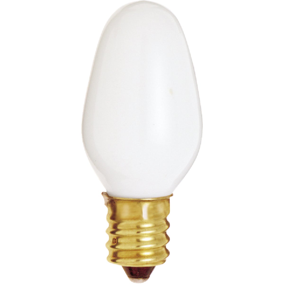 Satco 7W Soft White Candelabra Base C7 Incandescent Night Light Bulb (2-Pack)