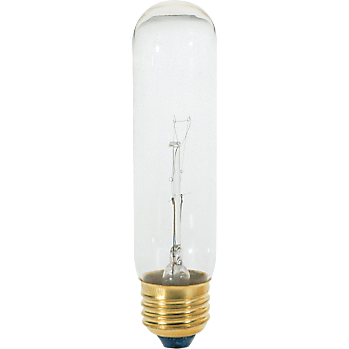Satco 40W Clear Medium Base T10 Incandescent Tubular Appliance Light Bulb