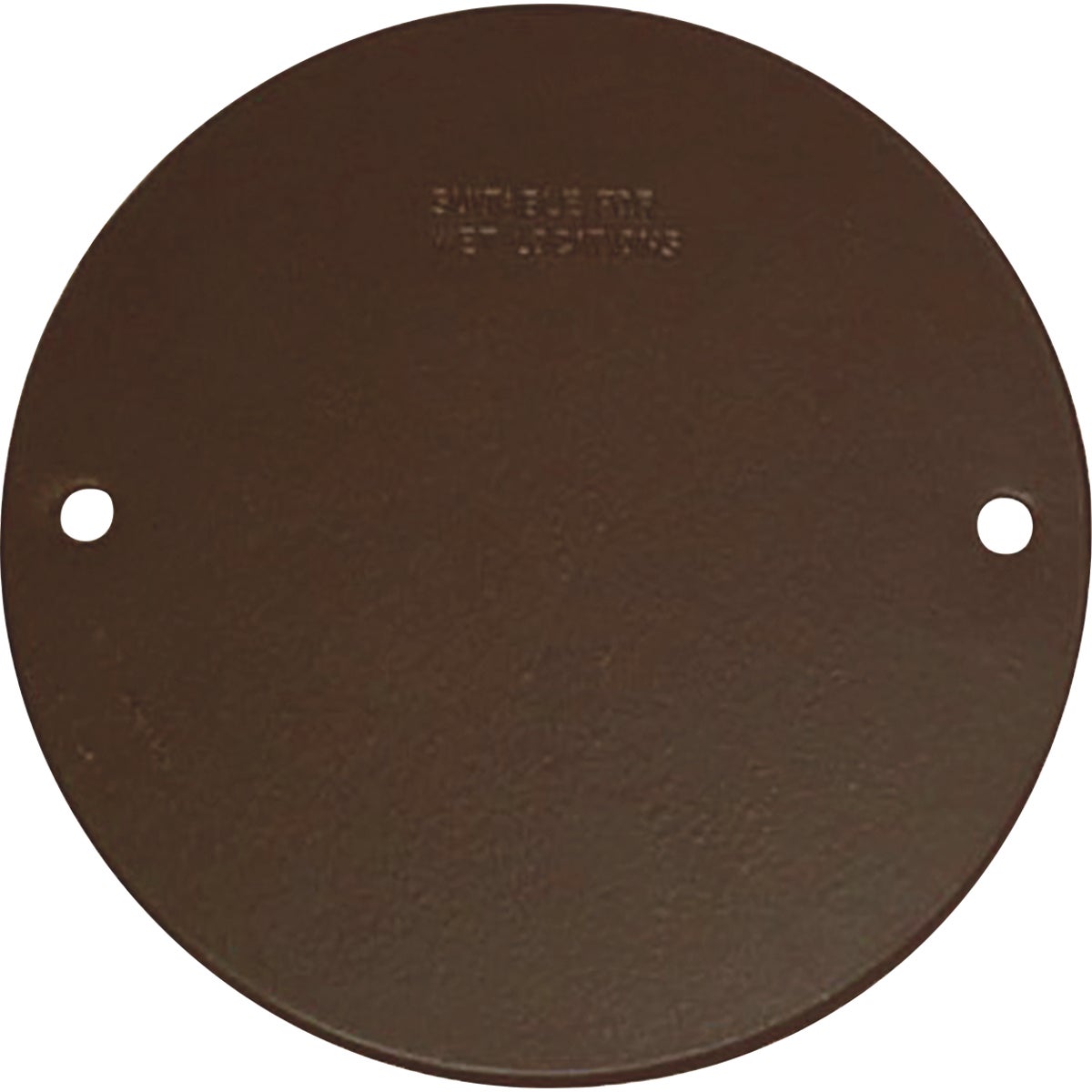 Southwire Round Weatherproof Bronze Blank Cover
