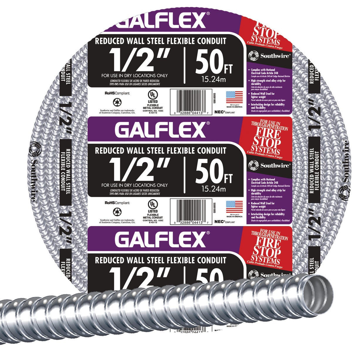 Southwire Steel Flexible Metal Conduit