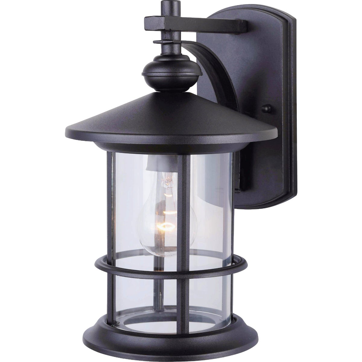 Canarm Treehouse 100W Black Outdoor Wall Light Fixture