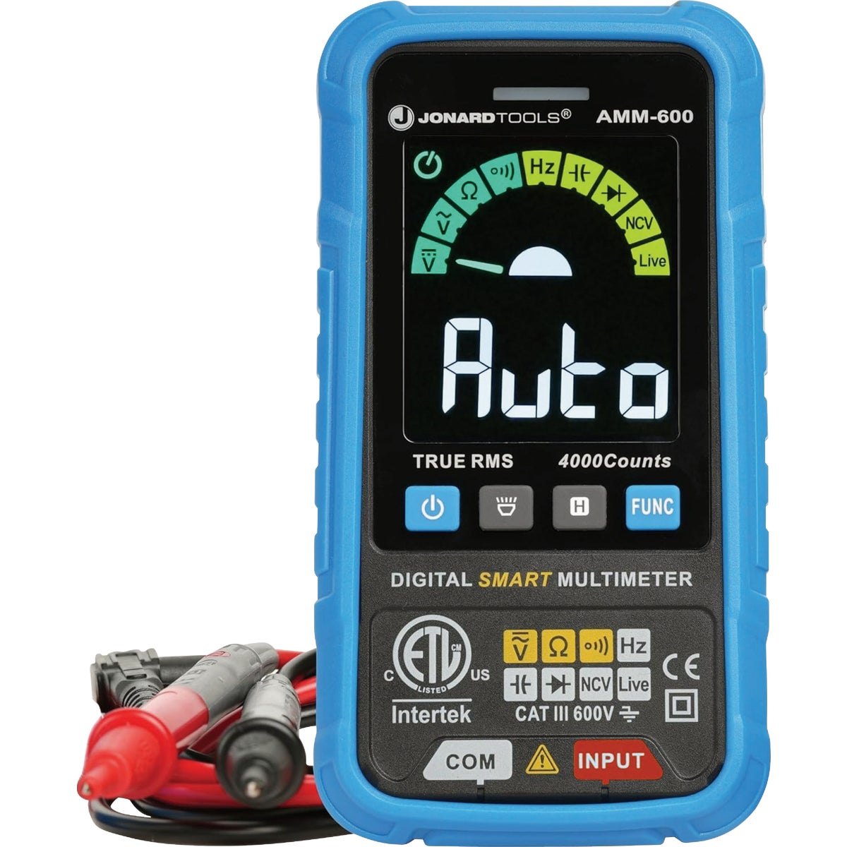 Jonard Tools 600V Automatic Intelligent Digital Multimeter